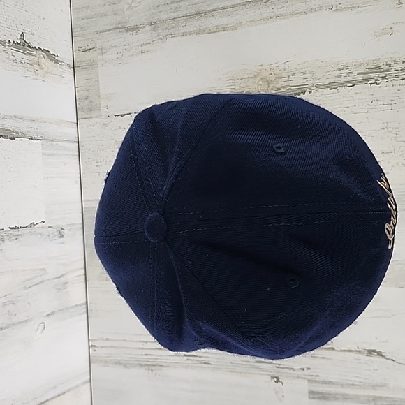 Zephyr 32/5 Chopped navy blue gold Norte Dame Fighting Irish hat cap Size 7 1/8 - Picture 6 of 9